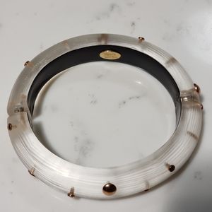 Alexis Bittar Lucite Beaded Hinged Bracelet